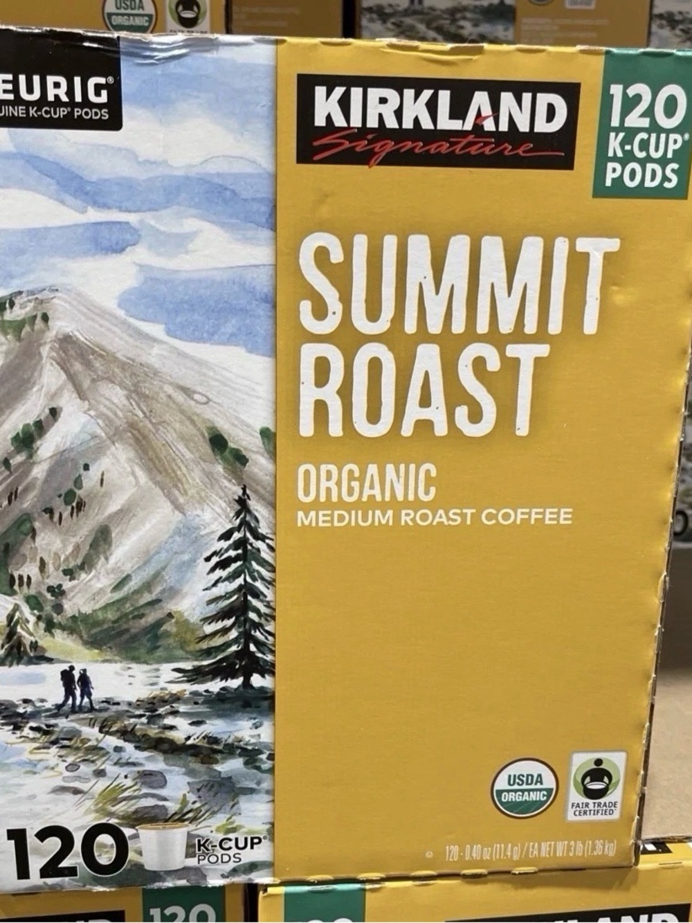 Kirkland Summit K-cup 120cts -New